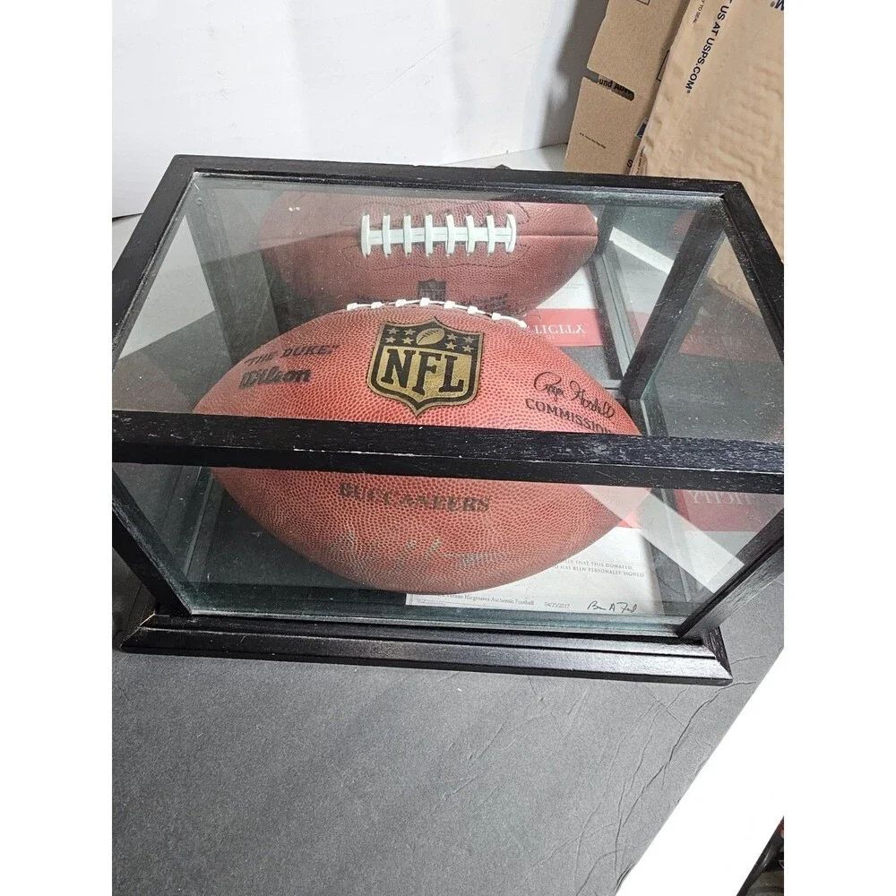 Official Gameball Signed By Cornerback Vernon Hargreaves Of The Tampa Bay...